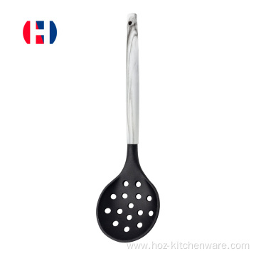 Silicone Slotted Skimmer with Wooden Handle